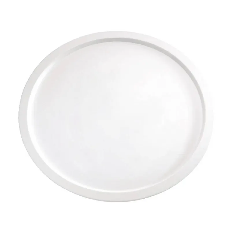 Pure Melamine Serveerschaal Wit - 38x(H)20cm Dagaanbieding
