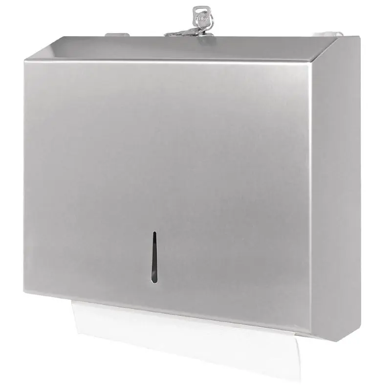 Handdoekdispenser RVS - Jantex - 260x110x285(h)mm Speciale Aanbieding