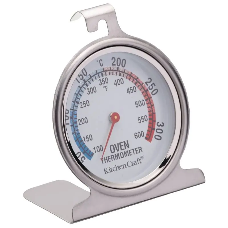 Oventhermometer RVS - 0°C tot 300°C - 70x76mm Nieuw