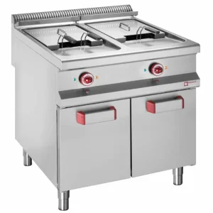 Merkproduct Elektrische Friteuse - 2 x 20 Liter - 400V - 32kW - Gesloten Kast - 800x900x(h)850/920mm