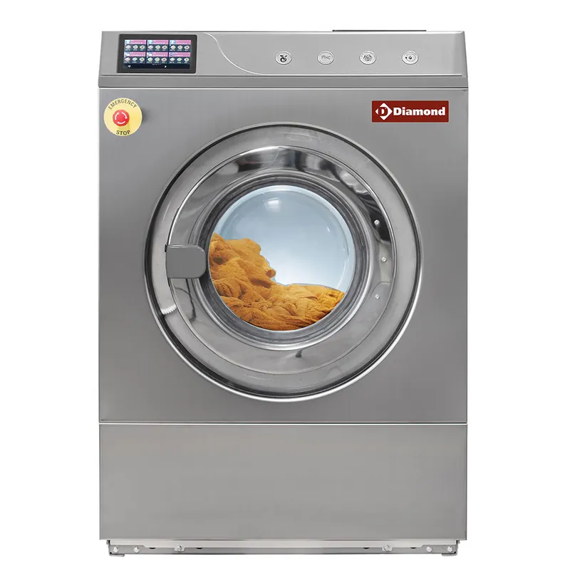 Premium Hotel Wasmachine 11 kg RVS - Krachtig - 400v -720x1032x(h)1039mm
