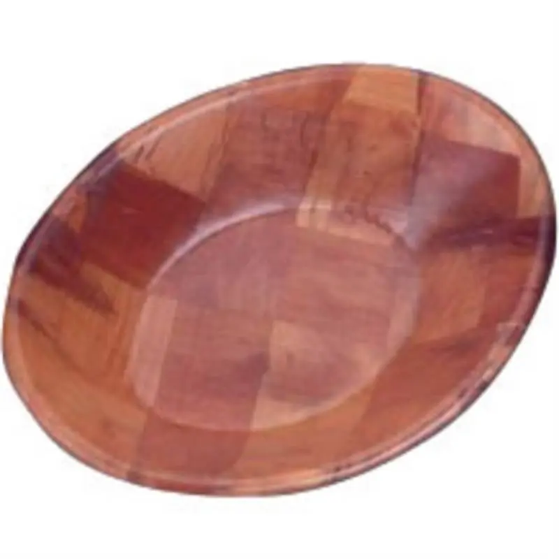 Ovale Houten Schaal - 30x23cm Beperkt Aanbod