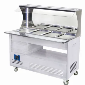 Rechtstreeks Van De Fabrikant Bain Marie Wandbuffet 4 x 1/1 GN Wit