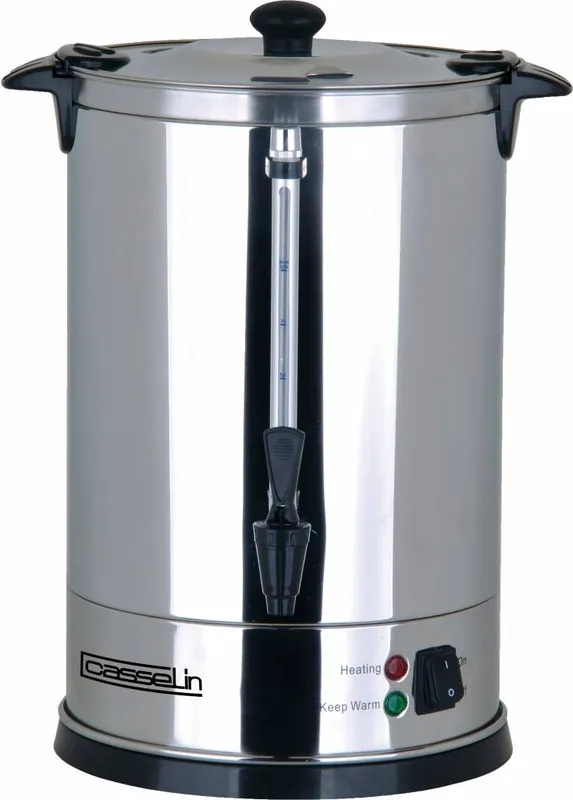 Percolator Dubbelwandig RVS - Geen Filters Nodig - Ø270x(H)440mm - 100-110 Kopjes - 15 Liter Koopje
