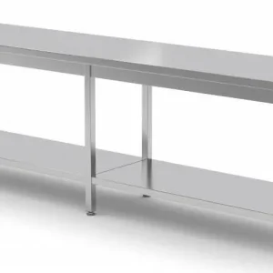 Bestel Nu Centrale Werktafel RVS + Bodemschap HEAVY DUTY 2000(b)x800(d)x885(h)mm