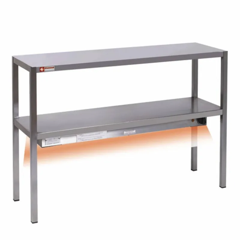 Warmtebrug RVS - 2 niveaus - 1000x300x(h)700mm Rechtstreeks Van De Fabrikant