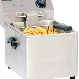 Friteuse - RVS - 4 Liter - 2kW - 220x400x(H)315mm Rechtstreeks Van De Fabrikant