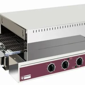 Betaalbaar Doorloop Oven Elektrisch - 400v - 121x60x(H)26/32cm - 6000W