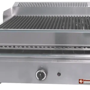 Stoomgrill op gas met gietijzeren rooster -Top- - 410x630x(h)430mm Tijdelijk Beschikbaar