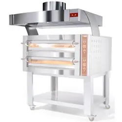 Dampkap RVS Met Motor - Oven 9 & 18 Pizza's - 1560x1230x500(h)mm Goedkoop