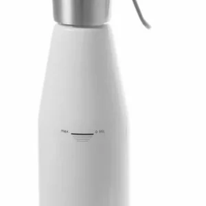 Slagroomspuit Wit Aluminium - Kitchen Line - 1 liter Gereduceerde Prijs