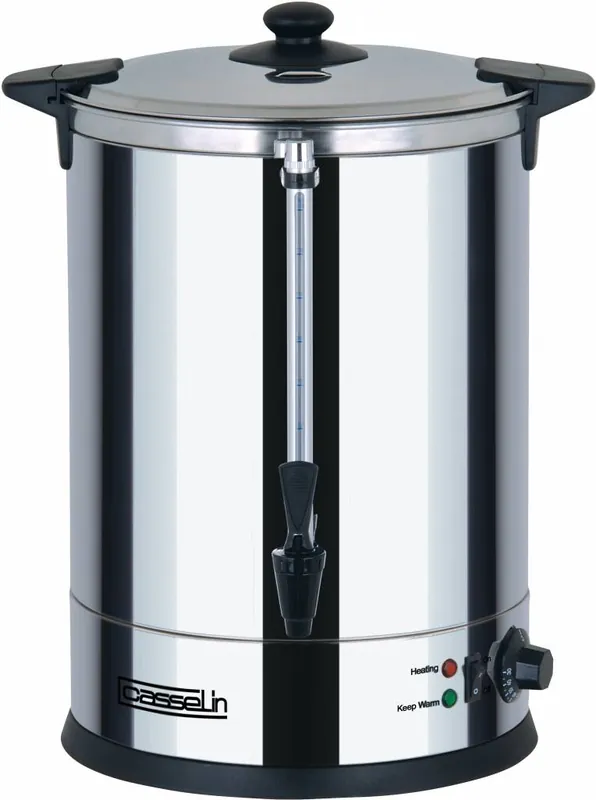 Beperkt Aanbod Heetwaterdispenser RVS - dubbelwandig plus Tapkraan - Ø318mm - 20 Liter
