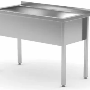 Laatste Versie RVS Wasbak 300mm(h) + Spatrand 700(b)x600(d)x885(h)mm