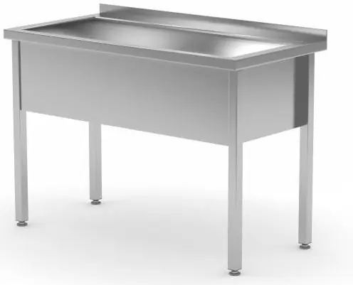 Laatste Versie RVS Wasbak 300mm(h) + Spatrand 700(b)x600(d)x885(h)mm