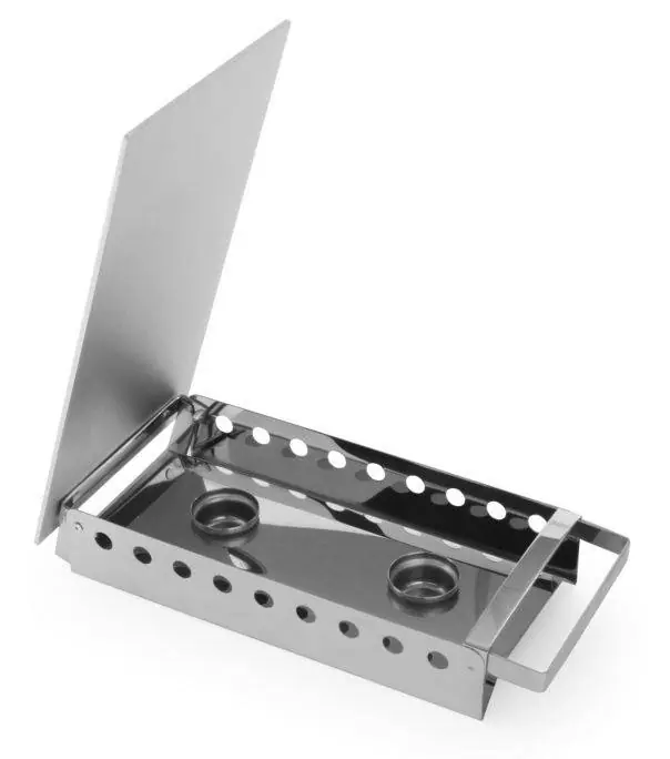 Must-Have Schotelwarmer 2-pits rvs - 330x180x65 mm