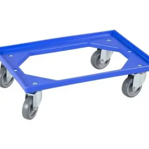 Gereduceerde Prijs Transportonderstel voor Isotherme container 70 Liter blauw