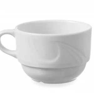 Laatste Kans Kop - 90 ml - Karizma - 63x80x44 mm - Wit - Porselein