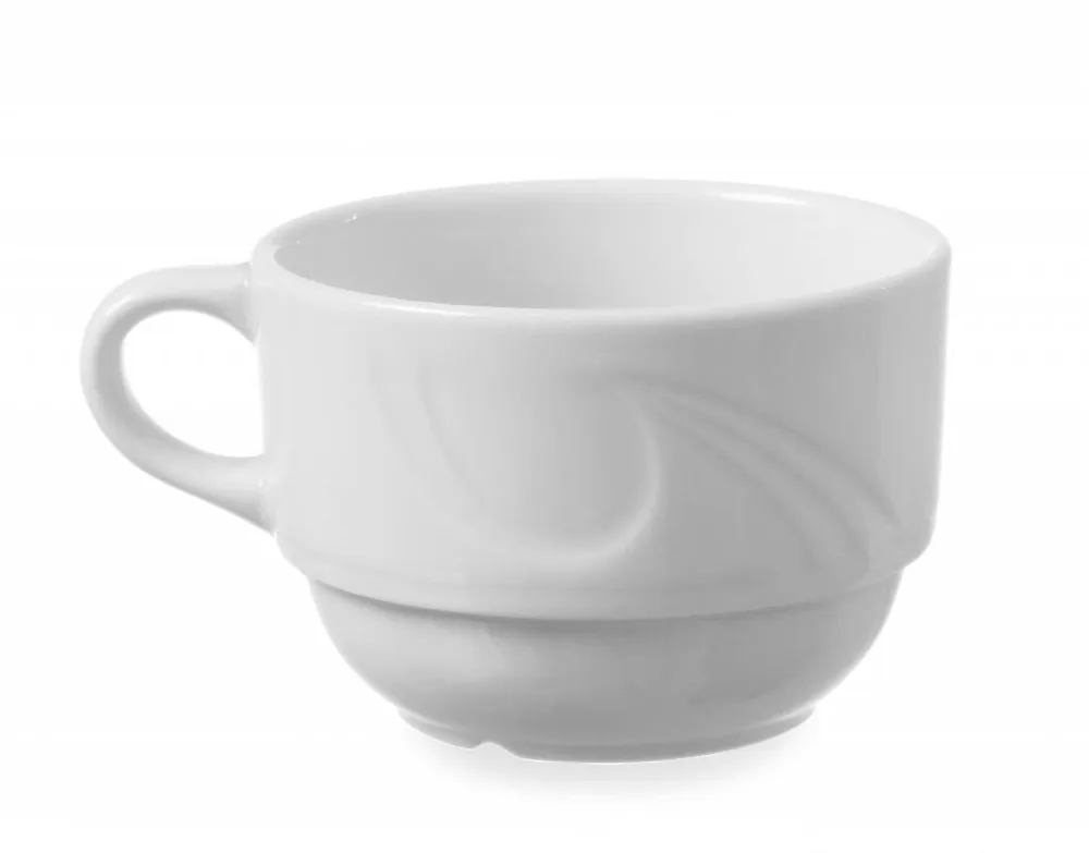 Laatste Kans Kop - 90 ml - Karizma - 63x80x44 mm - Wit - Porselein