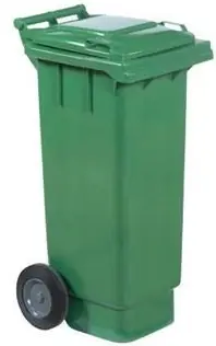 Rechtstreeks Van De Fabrikant Afvalcontainer op Wielen 80 Liter blauw
