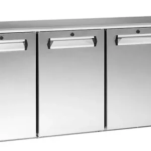 Flessenkoeling 3-Deurs - Chroom - Gamko E3/222MUCS - 531 Flessen 33cl. - 537L - ECO-Line - 1988x492x840/860-880mm Koop Online