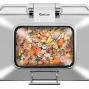 Chafing Dish 1/1 GN geschikt voor Inductie- of Glas Keramische Kookplaat - 850x420x(H)205mm Hoge Kwaliteit