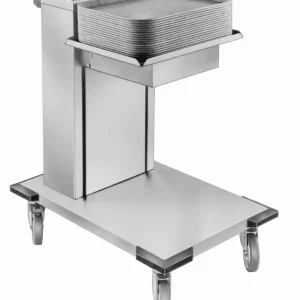 Verrijdbare Stapelaar Onverwarmd - Mobile Containing OX-MS/D - Open Model - Dienbladen - Stapelunit op Maat Gemaakt Dagaanbieding