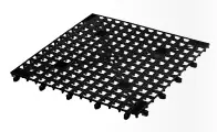 Merkproduct Glazenmatje schakelbaar - 33x33cm Zwart