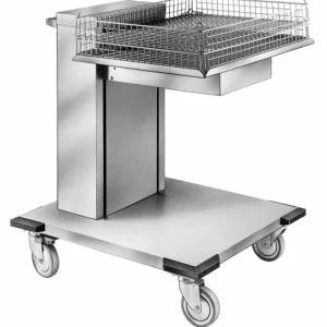 Verrijdbare Stapelaar Onverwarmd - Mobile Containing OX-MS/E - Open Model - Dienbladen - Stapelunit op Maat Gemaakt Express Levering