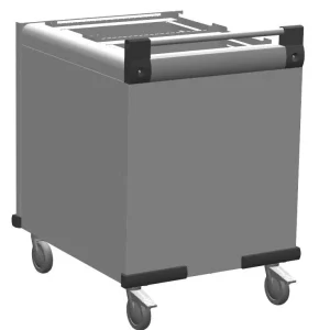 Verrijdbare Stapelaar Onverwarmd - Mobile Containing DFR 2 x 530/325 - Dienbladen 2x 530x325mm Aanbieding