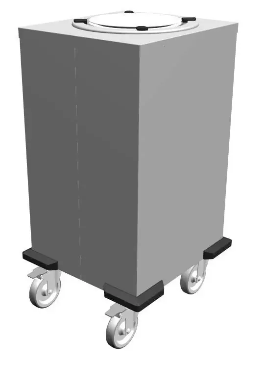 Alleen Vandaag Verrijdbare Stapelaar Onverwarmd - Mobile Containing 1 TN-MS 310 - Borden 270-308mm