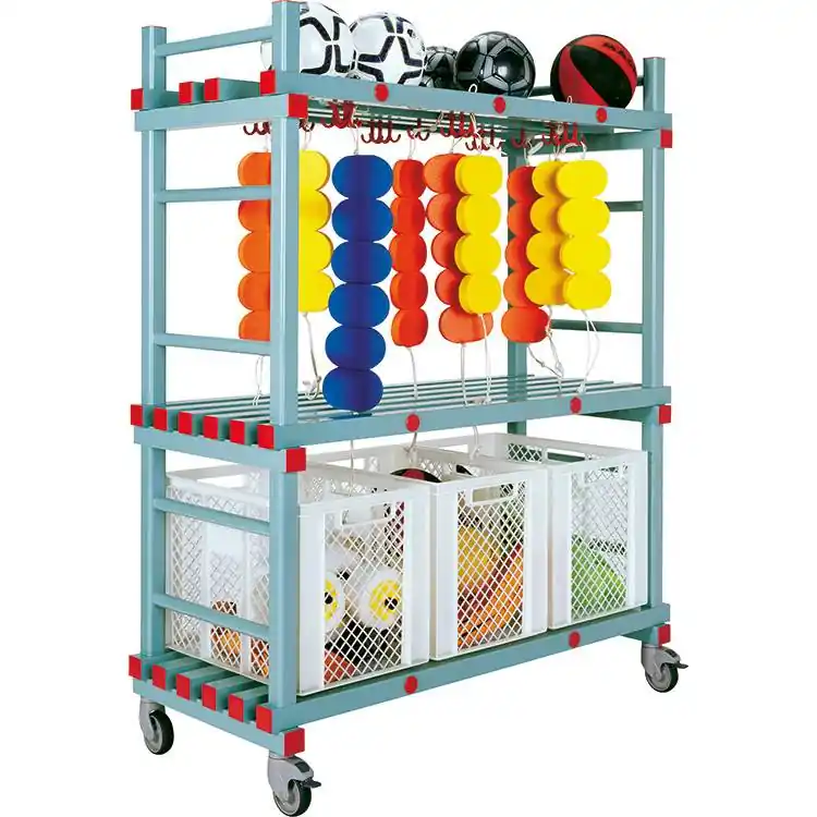 Must-Have REA Materiaalwagen - Combi Uitvoering - Kunststof Haken - 1380x600x(H)1750mm