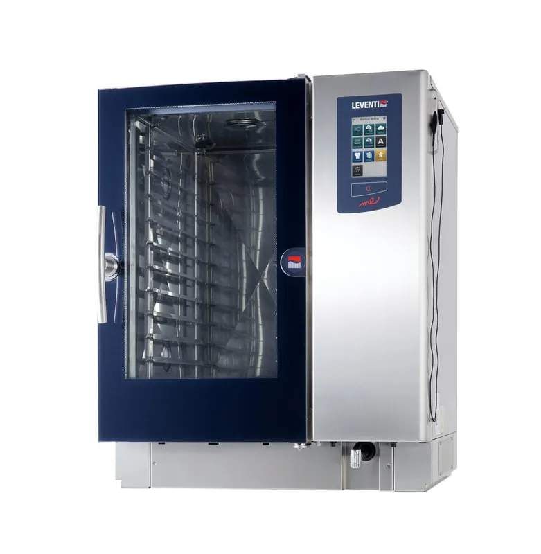 Direct Verzonden Combisteamer Leventi ME 1.10 BDI - 8x/10x/11x EN 400x600 of GN 1/1 - 18kW/3x 400V - 899x831x1087(h)mm