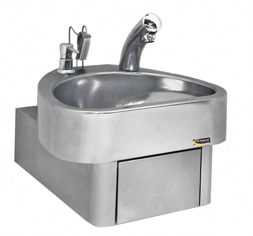 Gratis Retour RVS Handwasbak - Elektronisch - Clinium - Deluxe - 460x436x270mm