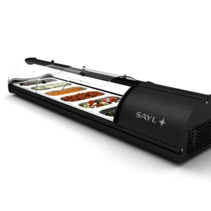Self Service Tapasvitrine - Geschikt voor 1/3GN 40mm - LED Verlichting - Beschikbaar in 4 Maten Lage Kosten