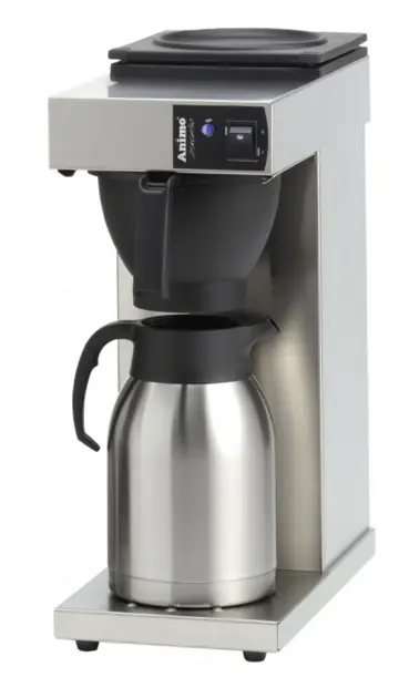 Laatste Kans Koffiezetapparaat RVS Animo - 10385 - Excelso T - Inc RVS Kan 2 Liter - 2100W - 190x370x(h)480mm