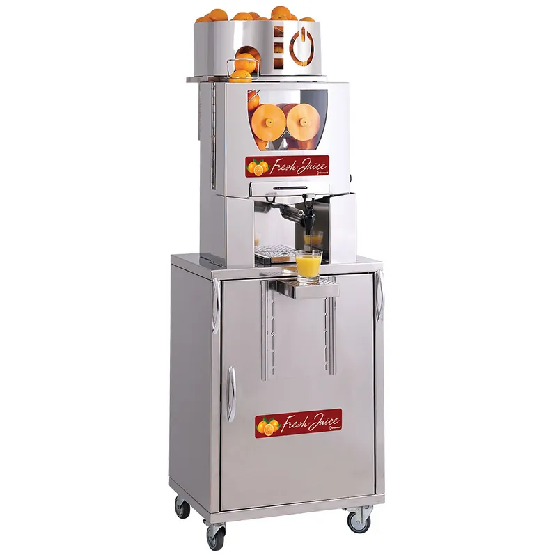 Hoge Kwaliteit Automatische citruspers - Zelfbediening - 20/25 sinaasappels (maximale diameter 80 mm) per minuut