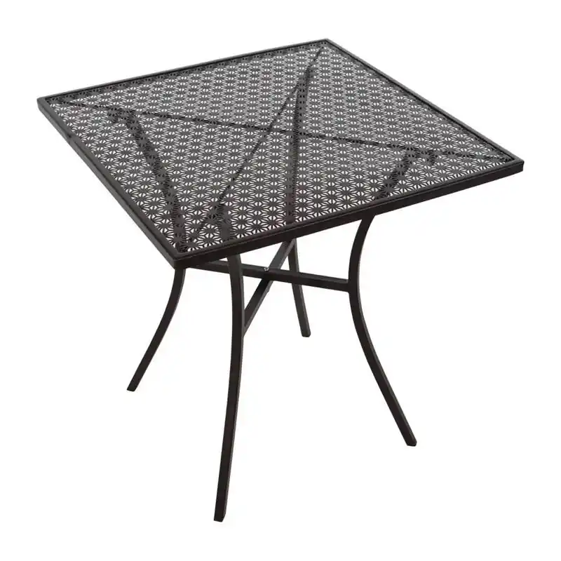 Uitverkoop Bistrotafel Zwart Staal - 70x70cm