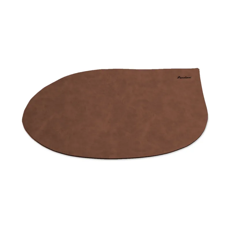 Betrouwbaar Leren Placemat Drop Vintage - Rond - 300x450mm - Beschikbaar in 9 Kleuren