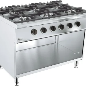 Base 700 Gaskooktafel - 6x 6,5 kW - 1200x700x(H)900mm Aanbieding