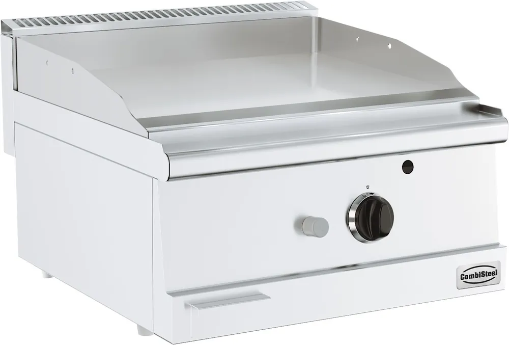 Beste Prijs Bas 600 Gasbakplaat Tafelmodel - Glad 7 kW - 600x600x(H)300mm
