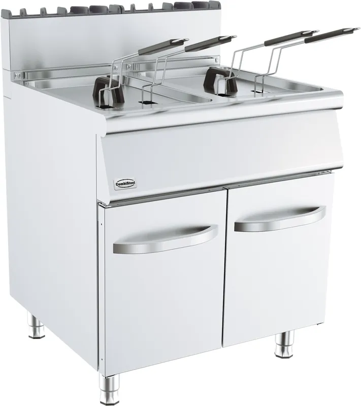 Base 700 Gas Friteuse - 2x 15 kW - 2x 15 Liter - 800x700x(H)900mm Superprijs