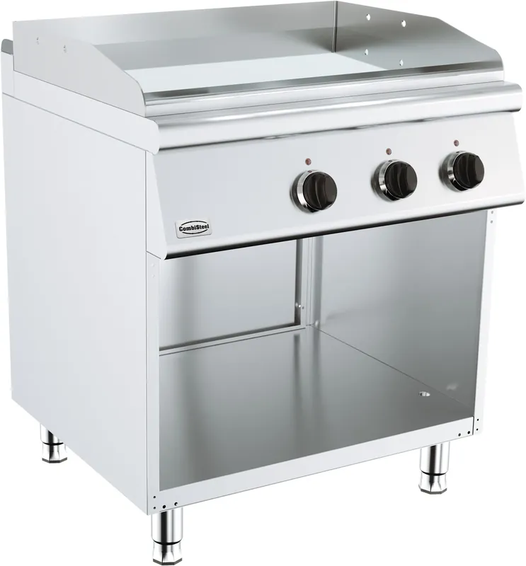 Base 700 Elektrische Bakplaat - Glad - 7,2 kW - 800x700x(H)900mm Weekendaanbieding