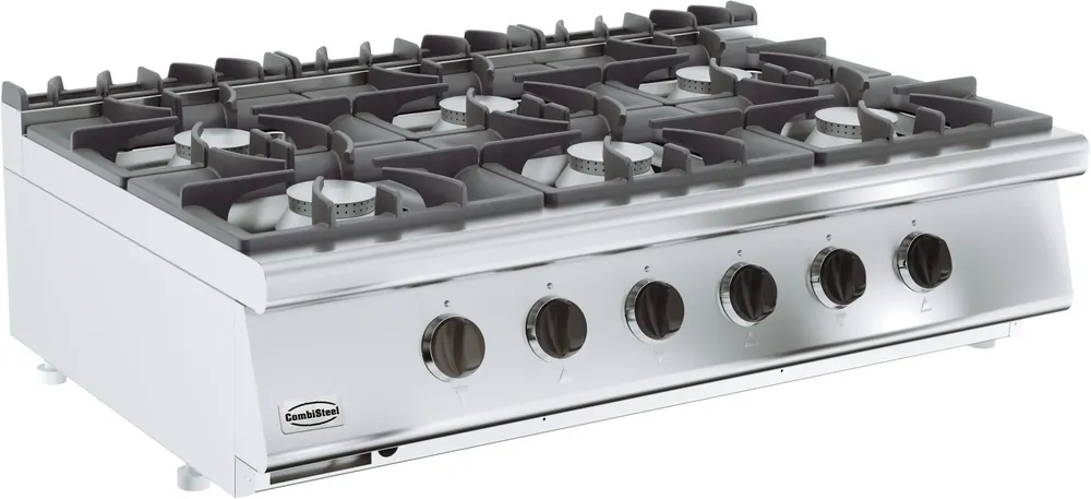 Shop Nu Base 700 Gasfornuis Tafelmodel - 6x 6,5 kW - 1200x700x(H)300mm