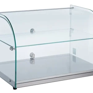 Neutrale Vitrine - Gebogen Glas - 45 Liter - 554x376x(H)370mm Rechtstreeks Van De Fabrikant