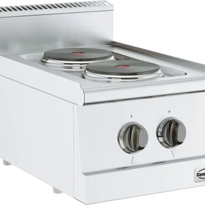 Base 600 Elecktrisch Fornuis Tafelmodel - 2x 1,85 kW - 400x600x(H)300mm Gratis Retour
