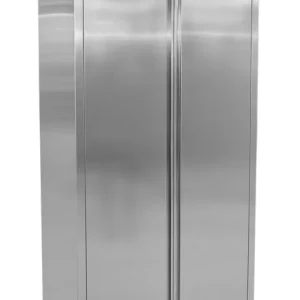 RVS Opbergkast 1000(b)x500(d)x1975(h)mm Met Klapdeuren Gelast Model 3 Planken Must-Have