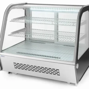 Gecertificeerd Koelvitrine 160 Liter - Gebogen Glas - 850X568X686(H)mm