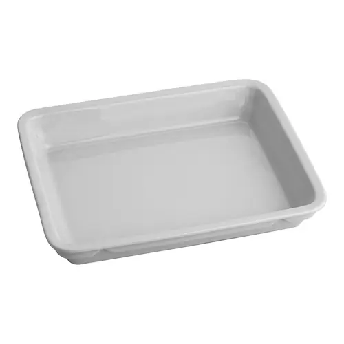 Direct Beschikbaar Porselein Dinner Bord 1 Vaks - Geschikt voor de Dinnerbox - 175x230x(H)350mm