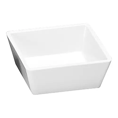 Melamine Serveerschaal Wit - 90x90mm Veilige Betaling