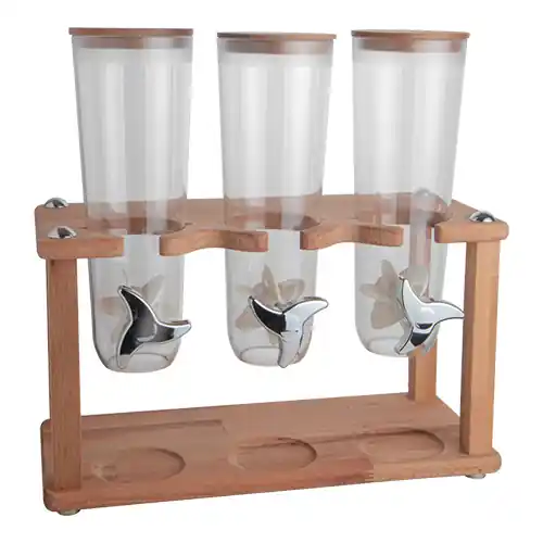 Lage Prijs Muesli dispenser - 3x1,5L